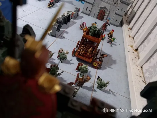 Medieval Battle: King Commands Defense Amidst Oncoming Attack – AI Generated Video | Hailuo AI