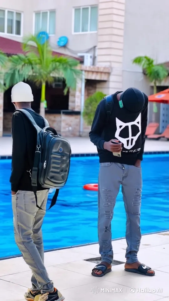 Urban Poolside Kungfu Fight in Live2D Animation – AI Generated Video | Hailuo AI