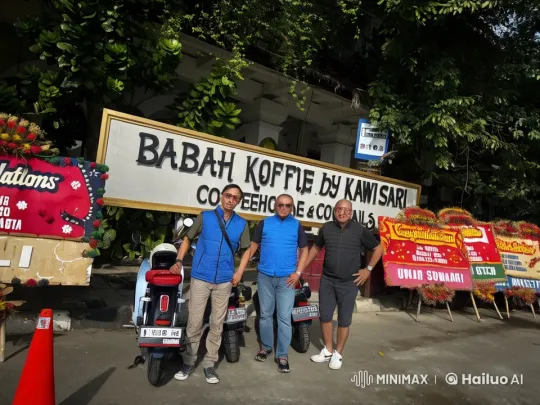Animated Kungfu Display by Four Men at BABAH KOFFIE – AI Generated Video | Hailuo AI