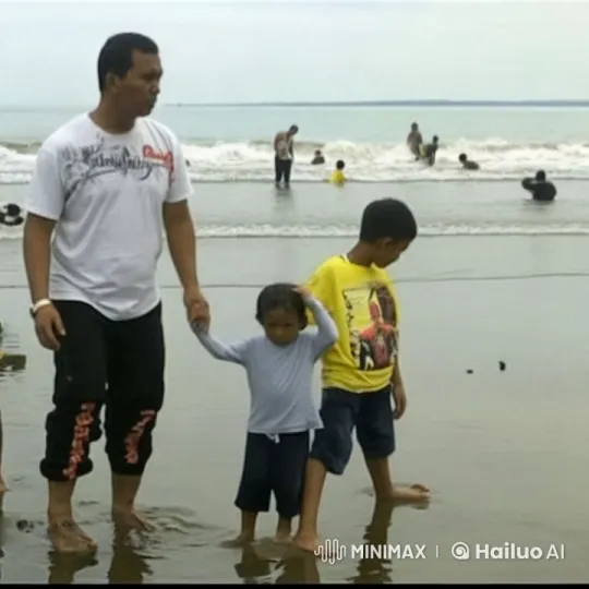 Children Practicing Kungfu at the Beach – AI Generated Video | Hailuo AI