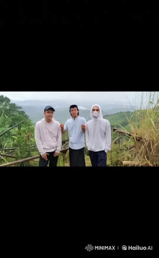 Three Friends Practicing Kung Fu in Scenic Hills – AI Generated Video | Hailuo AI