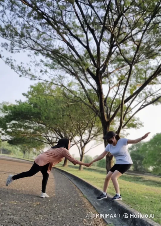 Friends Enjoying a Sunny Day at the Park – AI Generated Video | Hailuo AI