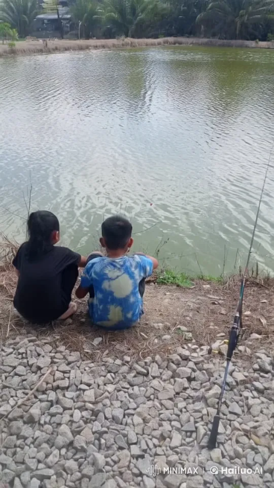 Children Practicing Kung Fu by a Pond in Live2D Animation – AI Generated Video | Hailuo AI