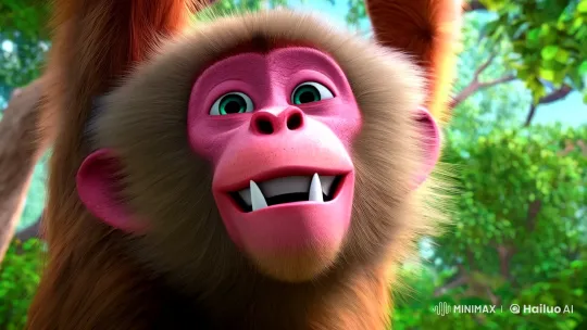 Monkey's Joyful Dance in the Lush Jungle – AI Generated Video | Hailuo AI