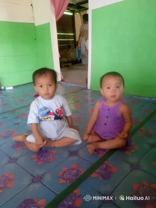 Toddlers Practicing Kung Fu in Colorful Room – AI Generated Video | Hailuo AI
