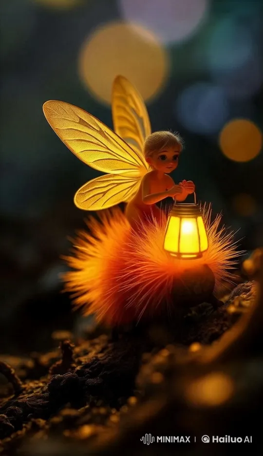 Enchanted Lantern-Holding Woman in Magical Setting – AI Generated Video | Hailuo AI