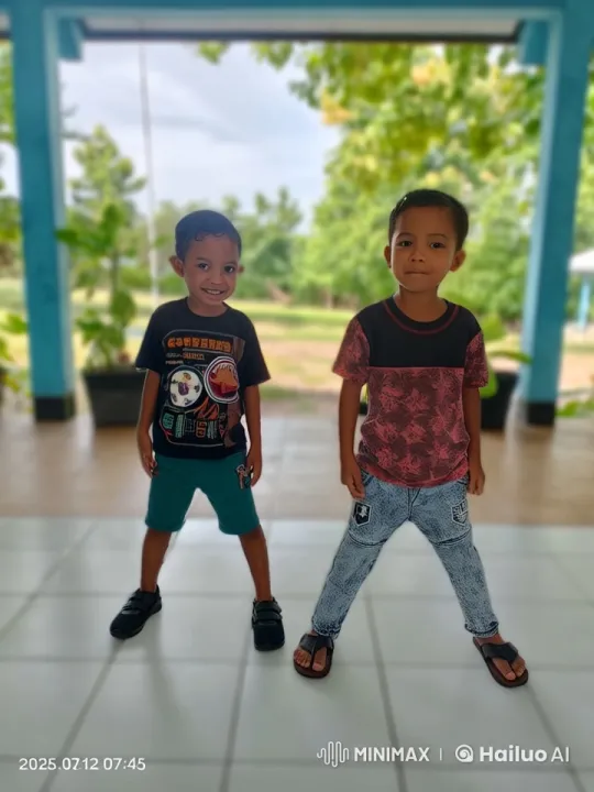 Boys Practice Kungfu in a Serene Porch Setting – AI Generated Video | Hailuo AI