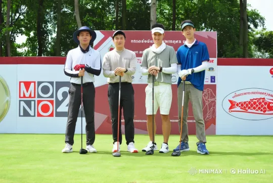 Live2D Animated Golfers Perform Martial Arts Choreography – AI Generated Video | Hailuo AI