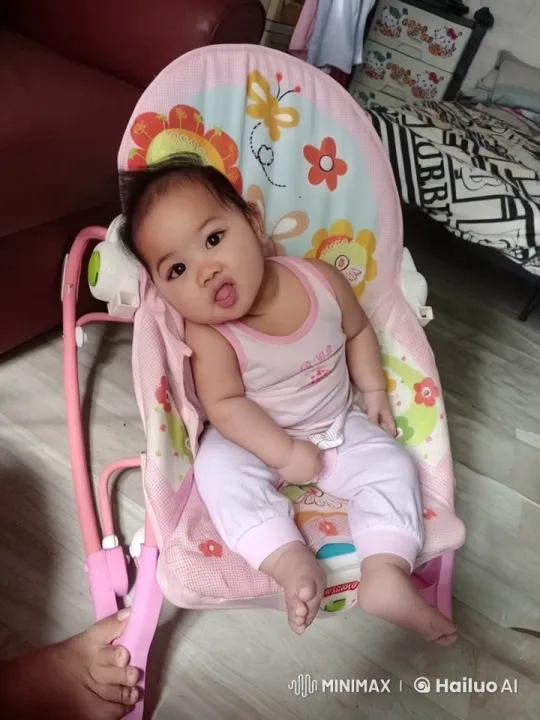 Baby Kungfu Master in Colorful Bouncy Chair – AI Generated Video | Hailuo AI