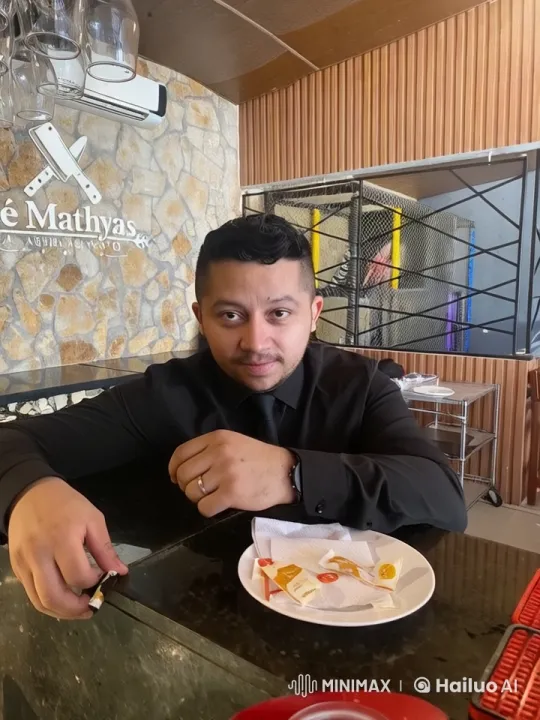 Gay Couple's Tender Moment in Café Mathyas – AI Generated Video | Hailuo AI