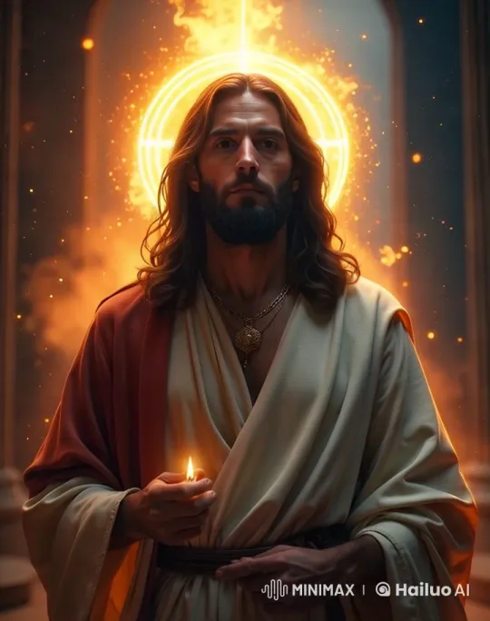 Mystical Figure in Serene, Illuminated Setting – AI Generated Video | Hailuo AI