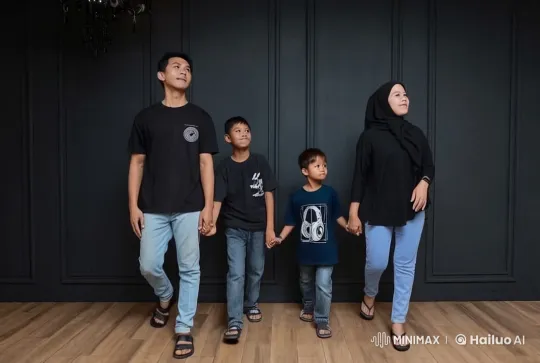 Family Demonstrates Impressive Kungfu Skills in Live2D Animation – AI Generated Video | Hailuo AI
