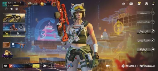 Futuristic Tactical Character Showcases in Live2D Battleground – AI Generated Video | Hailuo AI