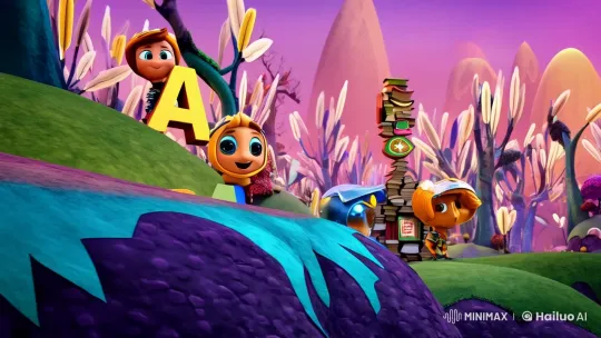 Alphabets Unite in Enchanted Quest for Knowledge – AI Generated Video | Hailuo AI
