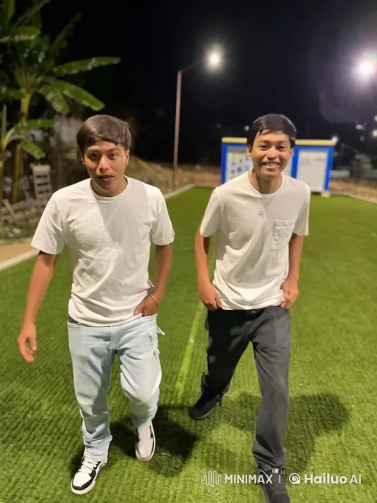 Two Men Share a Tender Kiss in Animated Night Scene – AI Generated Video | Hailuo AI