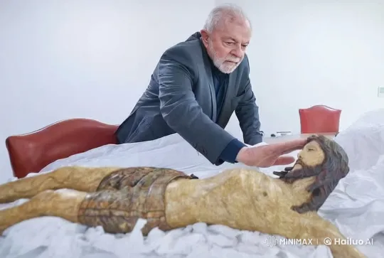 Elderly Man Transforms into Demon Amidst Sculpture's Firestorm – AI Generated Video | Hailuo AI