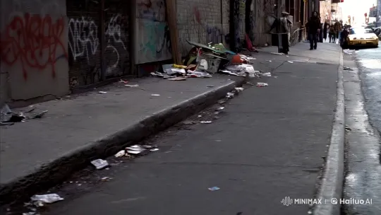 Forgotten Man Amidst Urban Bustle – AI Generated Video | Hailuo AI