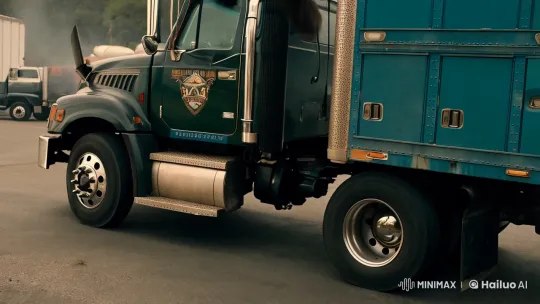 Zombie vs. Truck: Cinematic Slow-Motion Collision – AI Generated Video | Hailuo AI