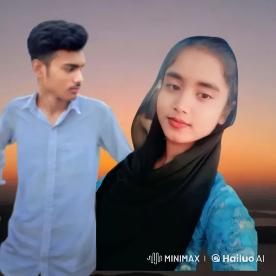 Young Couple Embracing in Sunset's Warmth – AI Generated Video | Hailuo AI