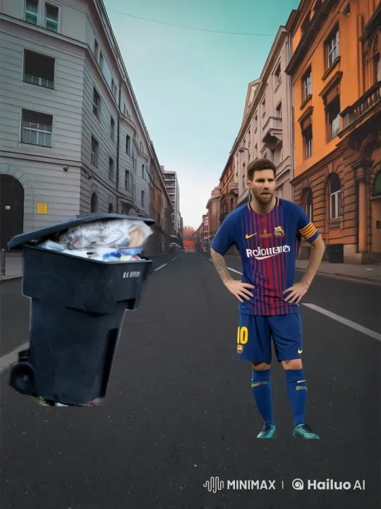 Person Discards Real Madrid Paper in Determined Manner – AI Generated Video | Hailuo AI