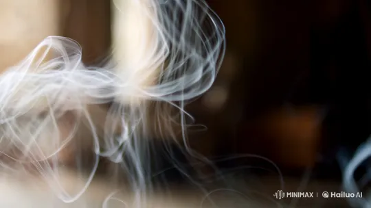 Ethereal Smoke Dance Captured in Artistic Stillness – AI Generated Video | Hailuo AI