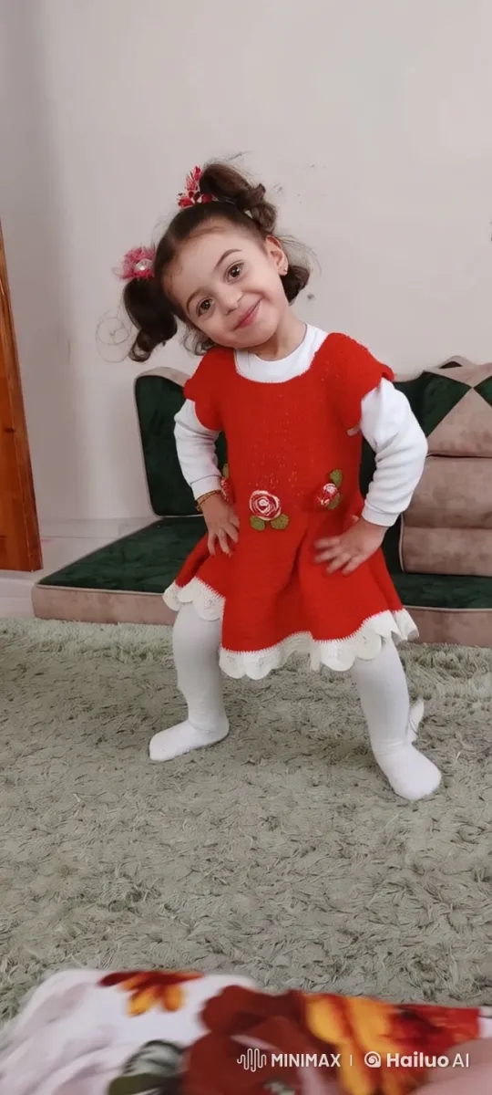Young Girl and White Cat Play Joyfully in Cozy Room – AI Generated Video | Hailuo AI