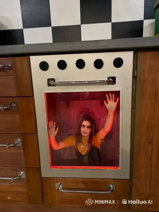 Person Trapped in Burning Oven: A Dynamic Live2D Experience – AI Generated Video | Hailuo AI