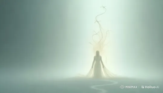 Mystical Figure in Dreamlike Fog with Swirling Tendrils – AI Generated Video | Hailuo AI