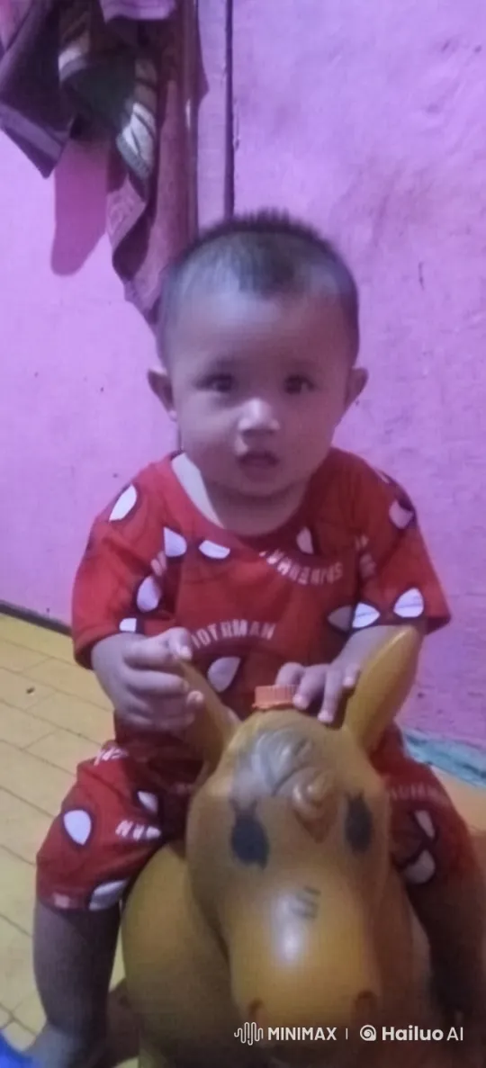 Child Plays with Toy Horse in Cozy Room – AI Generated Video | Hailuo AI