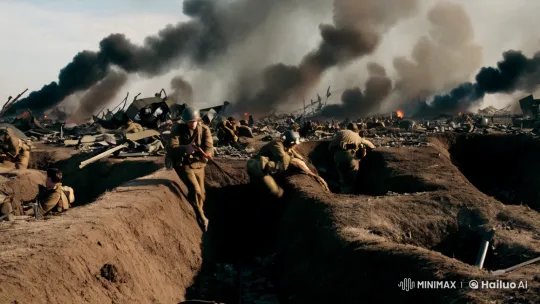 4K IMAX WWII Battle: Soldiers in Intense Combat – AI Generated Video | Hailuo AI