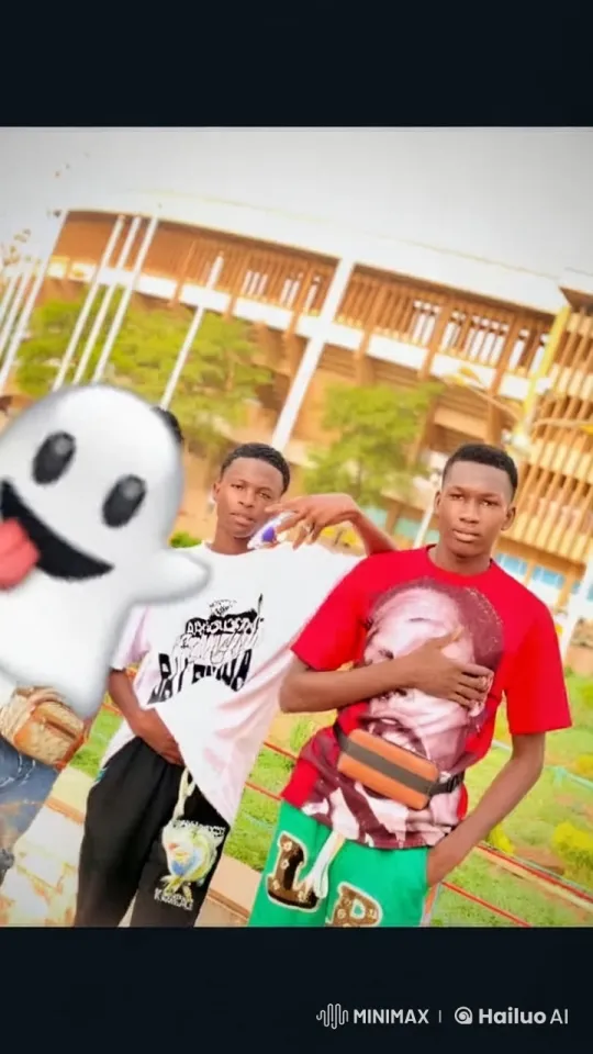Young Friends Pose Casually in Modern Setting – AI Generated Video | Hailuo AI