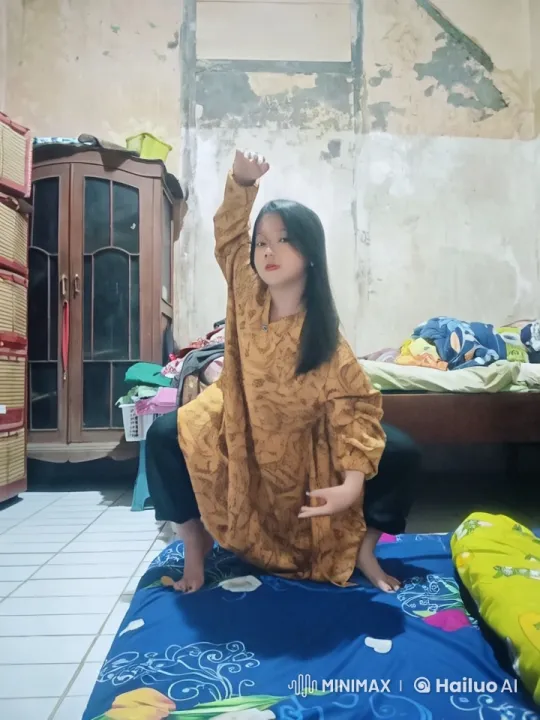 Young Person Performs Kung Fu in Rustic Setting – AI Generated Video | Hailuo AI