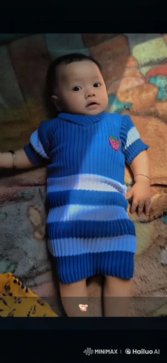 Inuit Baby and Polar Bear Walk on Runway – AI Generated Video | Hailuo AI