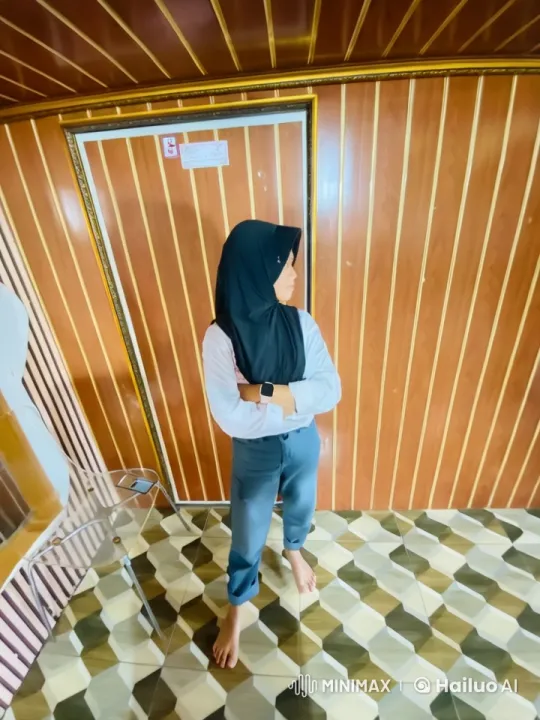 Casual Attired Person Practicing Kungfu in a Wooden Room – AI Generated Video | Hailuo AI