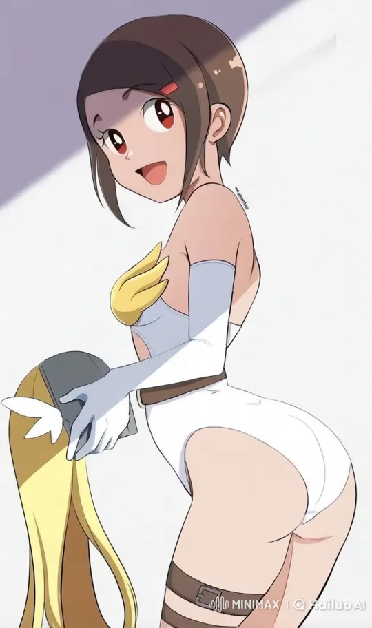 Angewomon Poses Provocatively in Live2D Animation – AI Generated Video | Hailuo AI