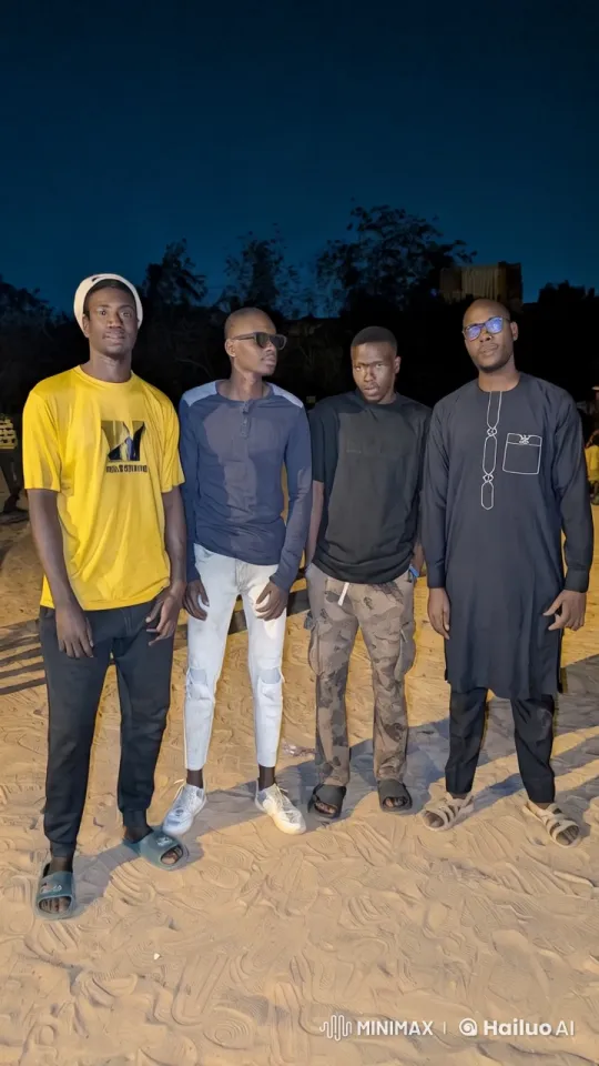 Nighttime Confrontation Among Four Men – AI Generated Video | Hailuo AI