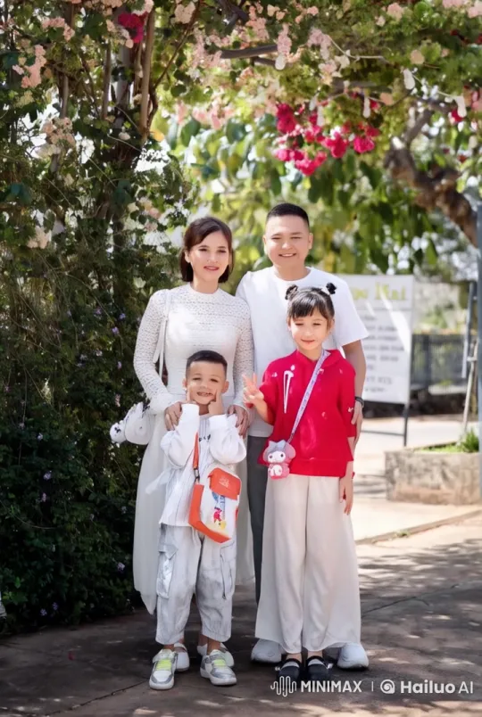 Family Fights Playfully in Animated Garden Scene – AI Generated Video | Hailuo AI