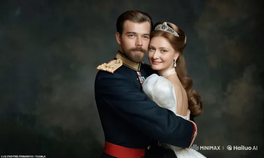Royal Couple Embraces in Elegant Ceremony – AI Generated Video | Hailuo AI