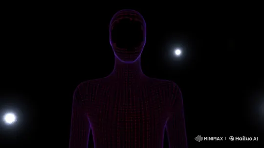 Digital Being: A Mesmerizing Encounter with Code and Consciousness – AI Generated Video | Hailuo AI