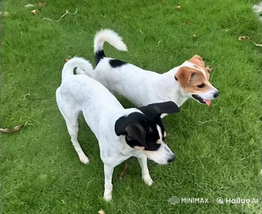 Dogs Mimic Martial Arts in Playful Fight – AI Generated Video | Hailuo AI