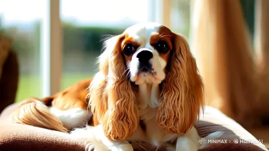 Cavalier Spaniel in Sunlit Grace – AI Generated Video | Hailuo AI