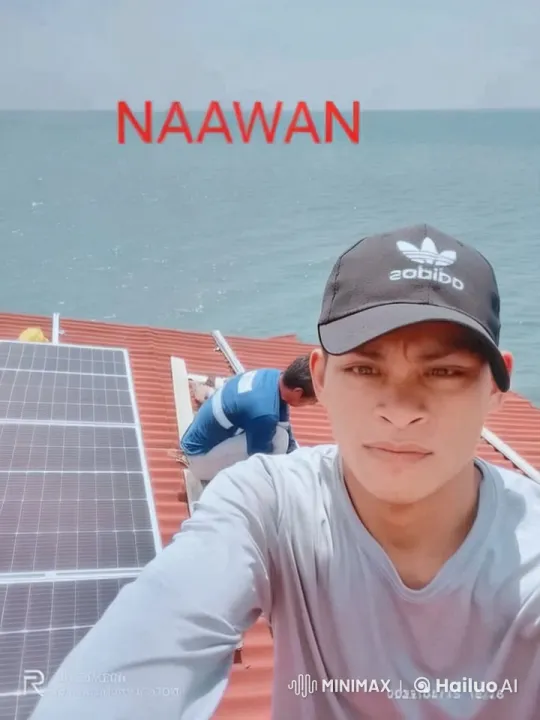 Solar Panel Rooftop Transforms into Kung Fu Arena – AI Generated Video | Hailuo AI