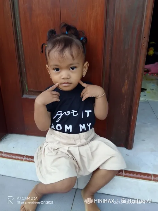 Animated Child Practicing Kungfu on Doorstep – AI Generated Video | Hailuo AI