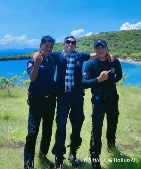 Officers Dance in Unity in Scenic Live2D Video – AI Generated Video | Hailuo AI