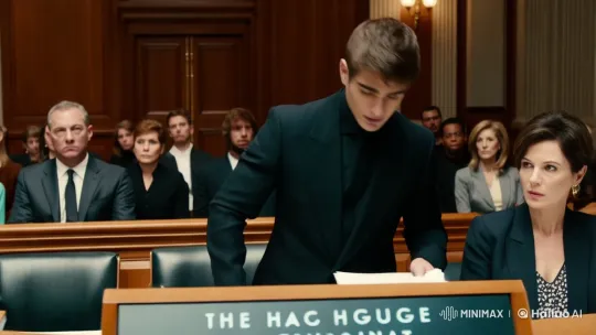 James Bond Testifies at The Hague in Dramatic Courtroom Scene – AI Generated Video | Hailuo AI