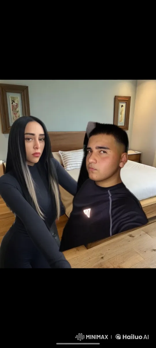 Intimate Kiss in Cozy, Well-Lit Bedroom Setting – AI Generated Video | Hailuo AI