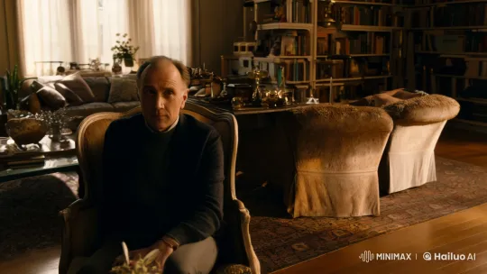 Middle-Aged Man Contemplates Life in Stylish Crisis Scene – AI Generated Video | Hailuo AI
