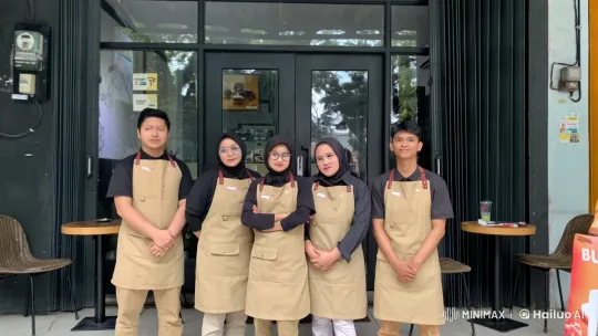 Team of Baristas Performs Kungfu at Cafe – AI Generated Video | Hailuo AI