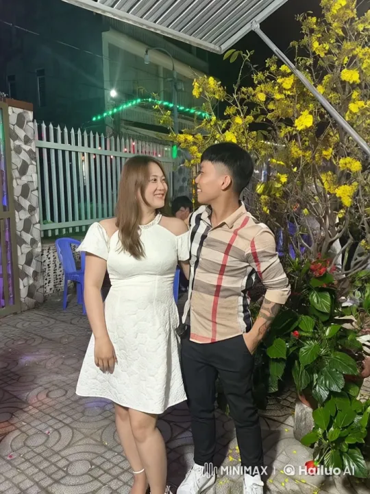 Couple Performs Dynamic Kung Fu in Festive Outdoor Setting – AI Generated Video | Hailuo AI