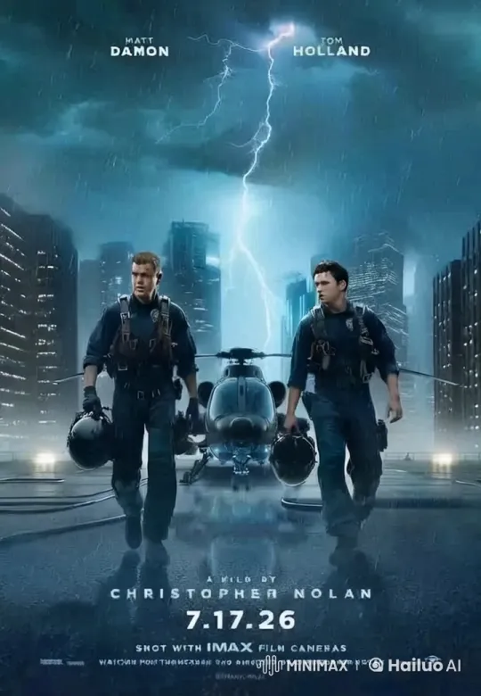 Matt Damon and Tom Holland's Epic Kung Fu Battle in Futuristic City – AI Generated Video | Hailuo AI